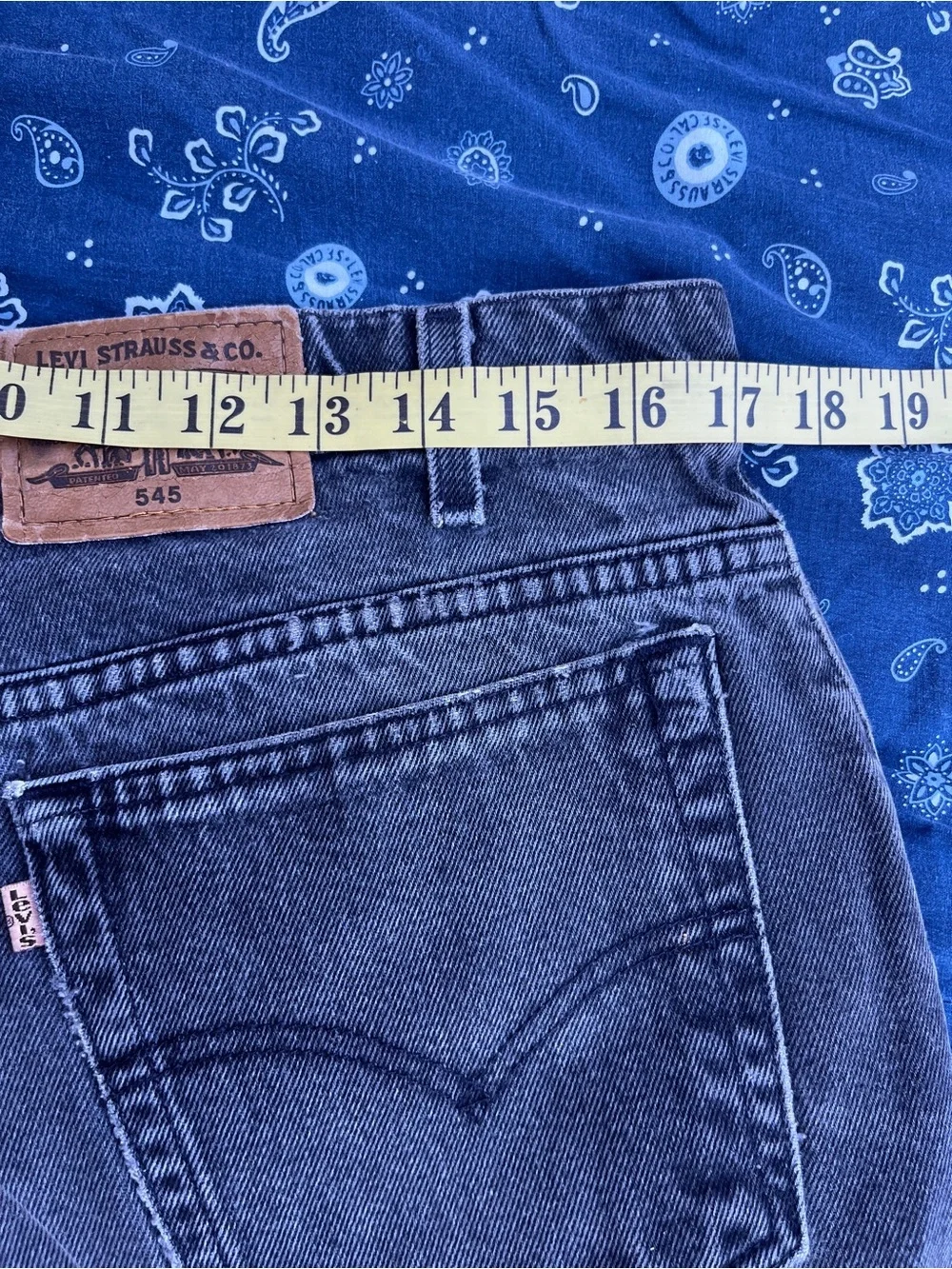 Levi's Men's Washed Black Relaxed-Fit Jeans
